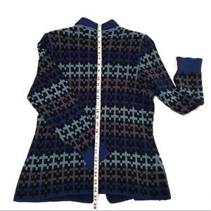 Hand woven button up sweater